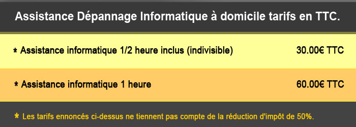 informatique tarifs
